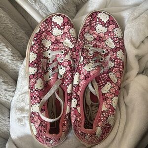 Vans Pink Hello Kitty Patterned Sneakers